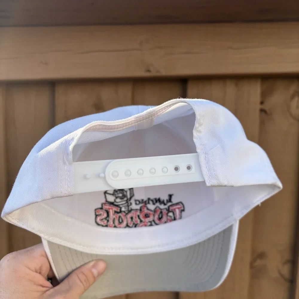 VTG Lansing Lugnuts SnapBack Trucker Hat White OSFA Minor League